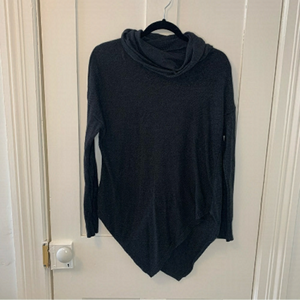 Old Navy Grey Asymmetrical Sweater